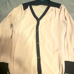 Cream and Black shirt